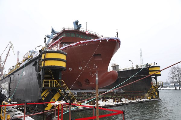 Chrzest i wodowanie ORP Henryk Zygalski