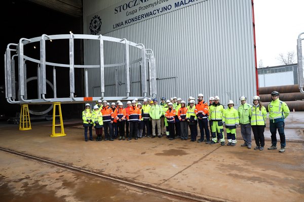 GP Baltic ukończyła pierwsze konstrukcje stalowe dla projektu Baltica 2