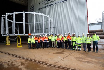 GP Baltic ukończyła pierwsze konstrukcje stalowe dla projektu Baltica 2...