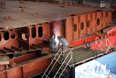 W PGZ Stoczni Wojennej rozpoczęła się budowa drugiej fregaty w programie...