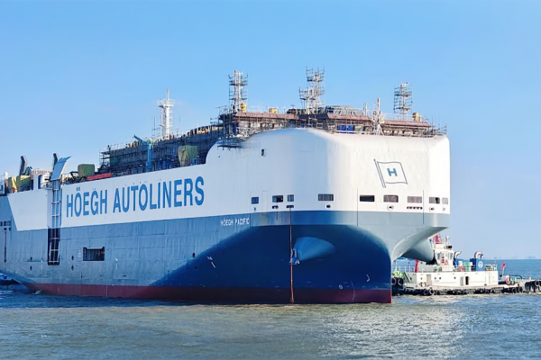 Kolejny samochodowiec klasy Aurora zwodowany w Chinach