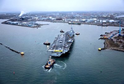 Rosyjski dron zbliżył się do francuskiego lotniskowca, został unieszkodl...