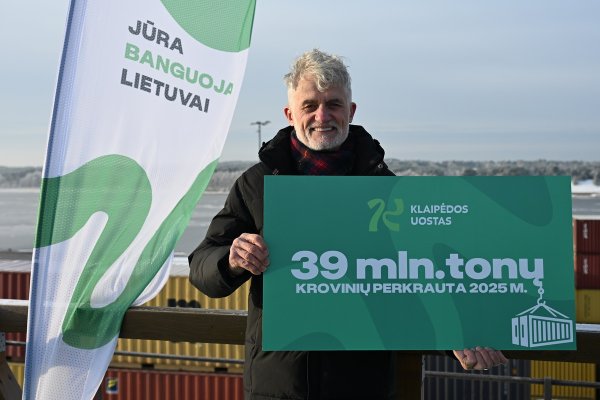 W 2025 roku Port Kłajpeda obsłużył 39 mln ton ładunków