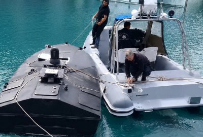 Ukraiński dron znaleziony w jaskini na greckiej wyspie Lefkada