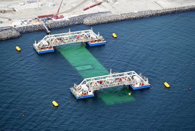 W Bałtyku zanurzono pierwszy element tunelu pod cieśniną Bełt Fehmarn...