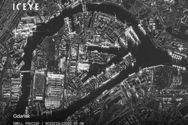 Największa grupa stoczniowa w Polsce widziana z Kosmosu