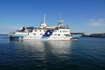 Statek szkoleniowy Horyzont II płynie na Spitsbergen