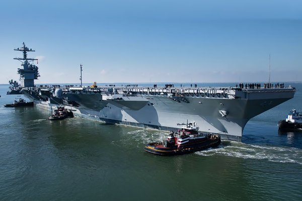 Rozpoczęły się próby morskie drugiego lotniskowca klasy Ford 