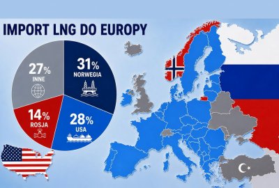 Import LNG piętą achillesową bezpieczeństwa energetycznego Europy
