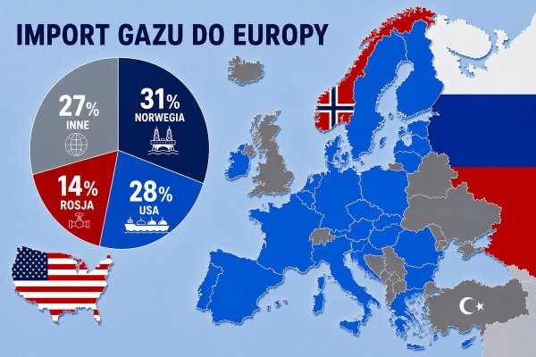 Import LNG piętą achillesową bezpieczeństwa energetycznego Europy