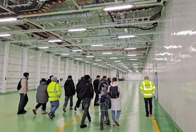 Ponad pięć tysięcy osób zwiedziło w niedzielę prom Jantar Unity