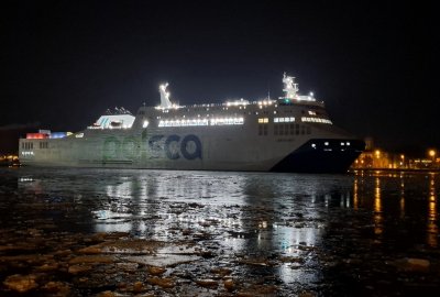 Prom Jantar Unity wypłynął w pierwszy rejs do Trelleborga