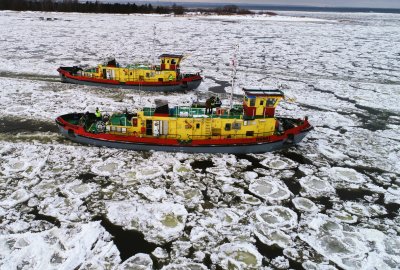 Wody Polskie przerwały akcje lodołamaczy na Wiśle i Odrze