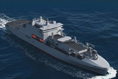 Rozpoczęła się budowa modułów przyszłych okrętów wsparcia dla Royal Navy...