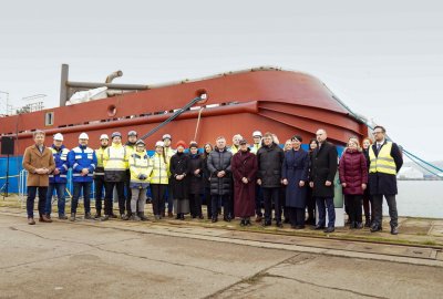 GP Baltic zaprezentowała kadłub okrętu dla fińskiej Straży Granicznej...