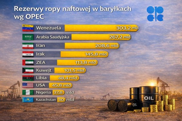 Analitycy - wenezuelska ropa nieprędko wpłynie na ceny paliw