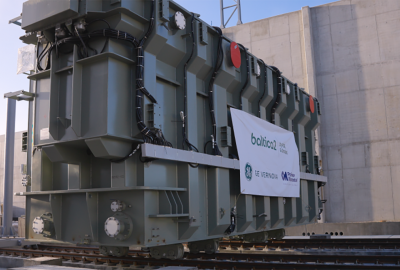 Kluczowe komponenty dostarczone do lądowej stacji transformatorowej Balt...