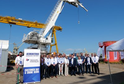  Remontowa Tech Unity i Techano Oceanlift zaprezentowali zaawansowany dź...