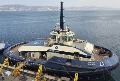 Najpotężniejszy elektryczny holownik portowy świata