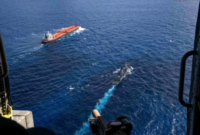 Amerykańscy żołnierze weszli na pokład objętego sankcjami tankowca