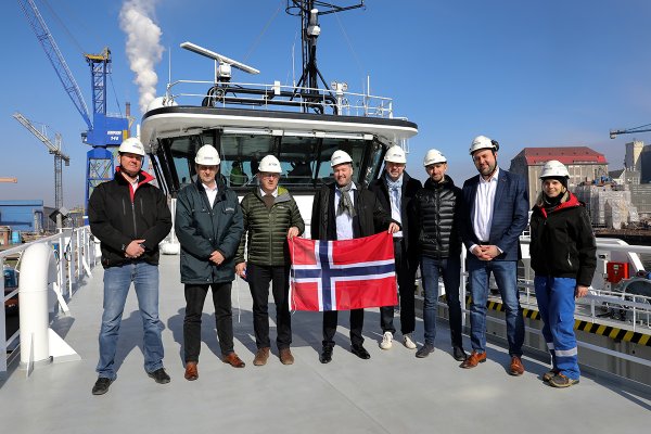 Remontowa Shipbuilding przekazała norweskiemu armatorowi nowy prom