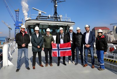 Remontowa Shipbuilding przekazała norweskiemu armatorowi nowy prom