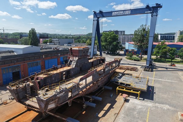 Remontowa Shipbuilding rozpoczęła kolejny rozdział w realizacji kontrakt...