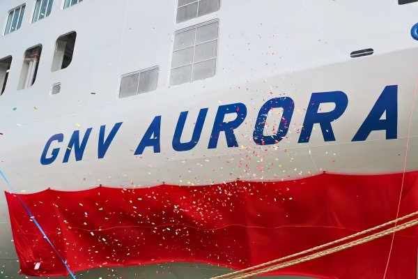 GNV odebrał drugi statek napędzany LNG – GNV Aurora