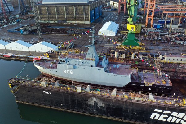 Gdańsk: Wodowanie przyszłego ORP Czajka już w czwartek