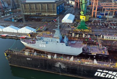 Gdańsk: Wodowanie przyszłego ORP Czajka już w czwartek