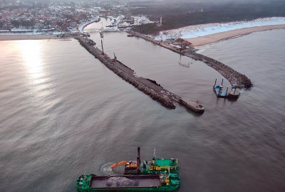Ruszyły prace pogłębiarskie na redzie portu Ustka