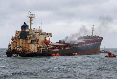 Irański frachtowiec zatonął na Morzu Kaspijskim 