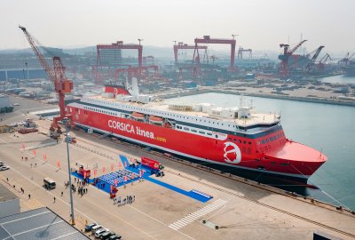 Najnowszy prom Stena RoRo w drodze na Morze Śródziemne