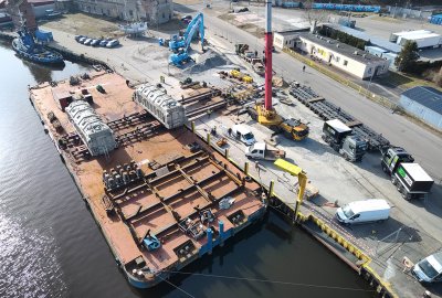 Specjalistyczne transformatory wyładowane w porcie morskim Ustka