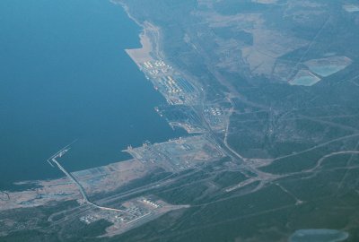 Pożar na terenie portu w Ust-Łudze po kolejnym ataku ukraińskich dronów...