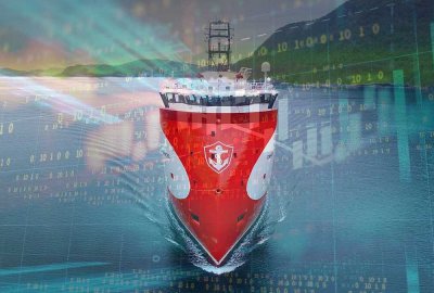 Ilustr.: Ulstein Group Ulstein Blue Box na dwóch statkach norweskiego armatora
