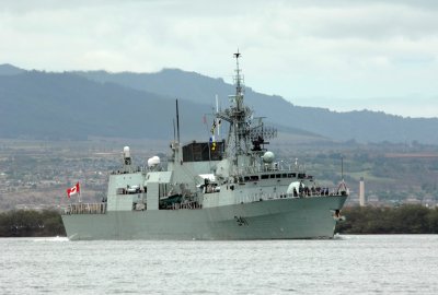 Kanadyjski okręt przepłynął Cieśniną Tajwańską