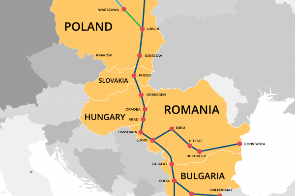 Adamczyk: odnoga Via Carpatia dotrze do rumuńskiego portu w Konstancy nad Morzem Czarny...