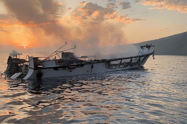 Odnaleziono ciała wszystkich ofiar pożaru statku u wybrzeży Kalifornii
