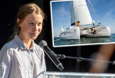 Greta Thunberg płynie do Europy katamaranem nafciarza