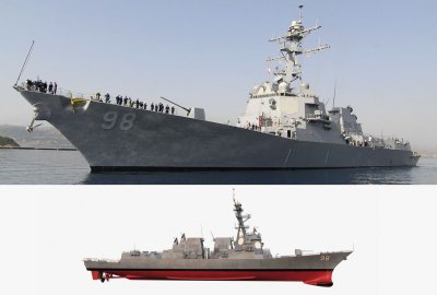 Amerykański niszczyciel USS Forrest Sherman