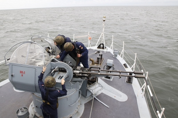 Kończą się praktyki podchorążych AMW na okrętach flotylli