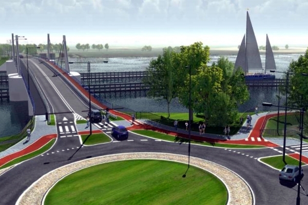 Oferty sześciu firm na budowę mostu na Wyspę Sobieszewską