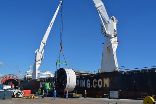 Ostatnia dostawa z 75 km rurociągu o ciśnieniu roboczym 130 barów dla B8