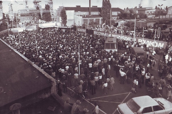 Szczecin. 36. rocznica podpisania Porozumień Sierpniowych