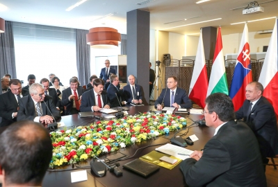 Zakończyło się spotkanie prezydentów V4 - przeciwni budowie Nord Stream 2