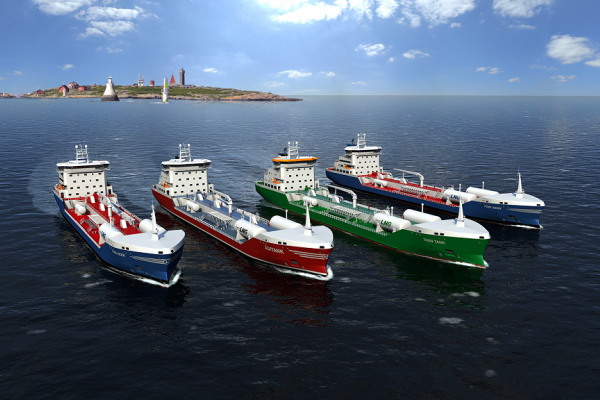 Kompleksowy zakres rozwiązań Wärtsilä dla czterech nowych tankowców zasilanych  LNG...