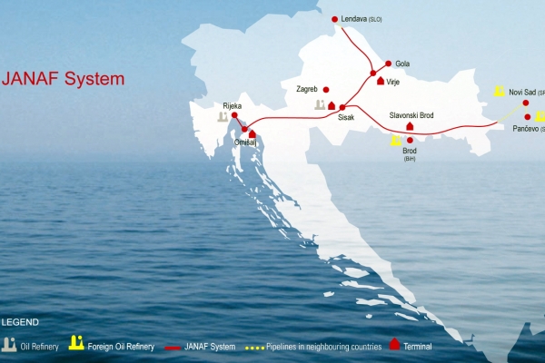 Unipetrol zawarł kontrakt z chorwackim Jadranski Naftovod na transport ropy