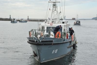 Załoga kutra hydrograficznego uratowała kitesurfera