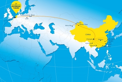 Z chińskiego Chengdu do portu Rotterdam pociągiem
